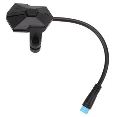 Imagem de Naroote Controlador de Botão de Interruptor de 4 Pinos para Bicicleta Elétrica para Display de Motor P850C - Controlador à Prova D'água Durável para Fácil Operação, para Entusiastas de Bicicletas