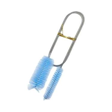 Imagem de Escova De Limpeza De Tubos De Aquário Em Aço Inoxidável Flexível Com D