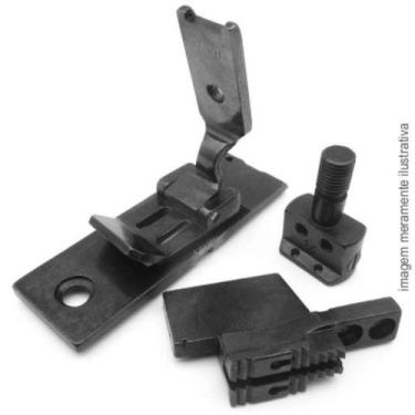Imagem de Kit pespontadeira barra fixa calcador, dente, chapa e bitola 6.4 - 212