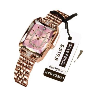 Imagem de Relógio De Pulso Feminino Luxuoso E Elegante À Prova d'Água POEDAGAR E