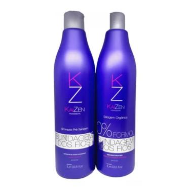 Imagem de Kit Selagem termica Kaizen Organica 0% Formol  2x1L