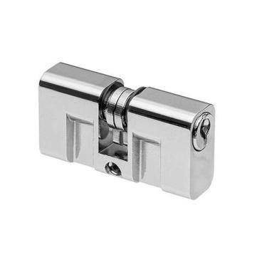 Imagem de Cilindro Fechadura Aliança 53mm Cromado Com 2 Chaves