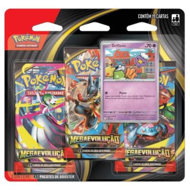 Imagem de Cartas Pokémon Mega Evolução com 19 Cards - Copag - - Drifloon
