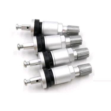 Imagem de Bico De Sensor Pneu Válvula Metal Tpms Roda Bico Pito 4Pçs