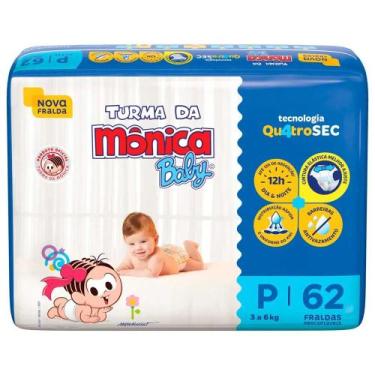 Imagem de Fralda turma da monica mega p 62 unidades - Turma Da Mônica