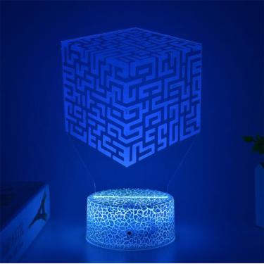 Imagem de Jogo 3D Night Light Cube Shape Creative Geometric para crianças - Taiy