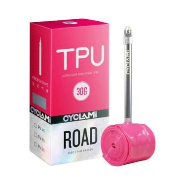 Imagem de Câmara De Ar TPU 700C De Aço Inoxidável Para Bicicleta De Estrada Pres