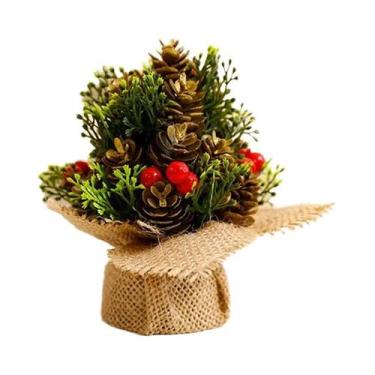 Imagem de Mini Árvore De Natal Pequena Para Decoração De Mesa E Suprimentos De E