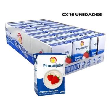 Imagem de Creme De Leite Leve Piracanjuba 200g - Caixa C/ 15 Unidades