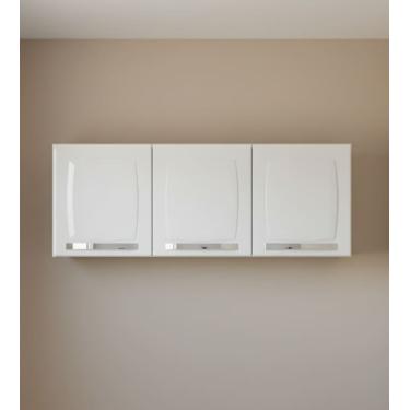 Imagem de Armário de Cozinha Aéreo Triplo Itatiaia Rose 3 Portas 105cm de largura