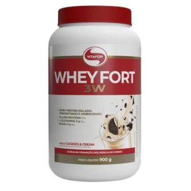 Imagem de Whey Fort 3W Cookies N Cream Vitafor 900g