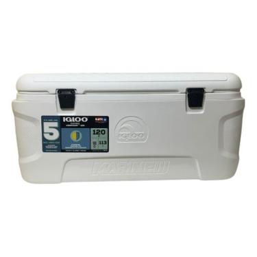 Imagem de Caixa Termica Cooler Igloo 113 L 120 Qt Branco Marine