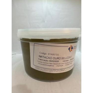 Imagem de Tinta Gráfica Offset Imitação Ouro Sun Chemical embalagem Plástica com
