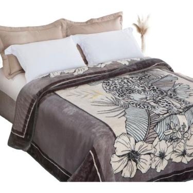 Imagem de Cobertor Casal Jolitex Kyor Safari 1.80x2.20m Grafite