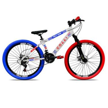 Imagem de Bicicleta Colli Grau Aro 26 Freios A Disco Bicolor Quadro 13