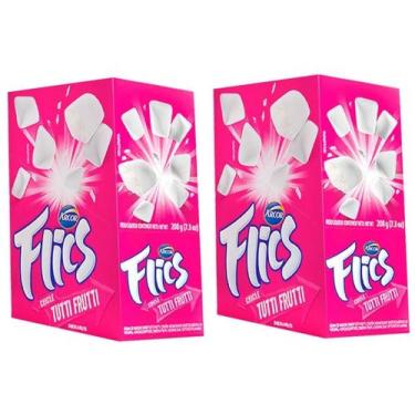 Imagem de Chiclete Flics Tutti Frutti C/ 12Unid - 2 Caixas