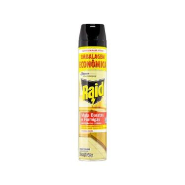 Imagem de Inseticida Aerossol Raid Mata Baratas e Formigas Base Água 420ml