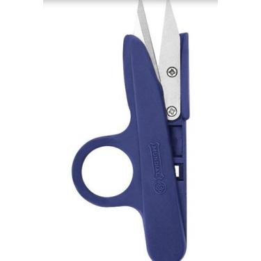 Imagem de Tesoura arremate tecelão mundial azul - easy cut 4 1/2