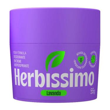 Imagem de Desodorante Creme Antitranspirante Herbíssimo Lavanda 55g