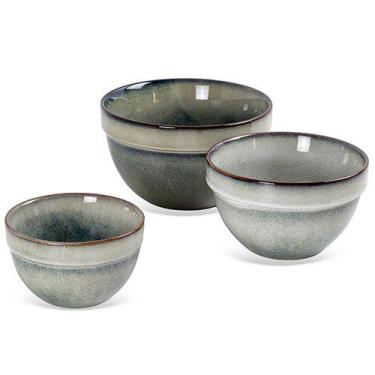 Imagem de Conjunto 3 Bowls em Cerâmica Areia Oceano UN0095 BTC