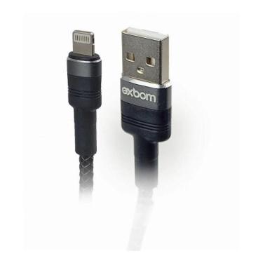 Imagem de Cabo Lightning Compatível Com iPhone 2.4a Turbo 3362 - Exbom