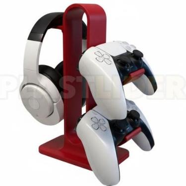 Imagem de Suporte de Controle e Headset Design Moderno para PS4, PS5 e Xbox - A1