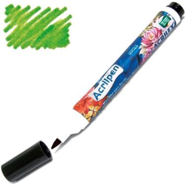Imagem de Caneta Para Tecido Acrilex Acrilpen Verde Folha 510