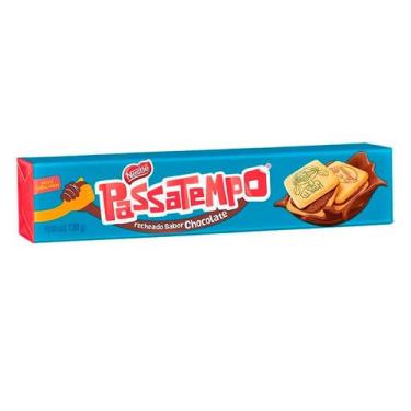 Imagem de Biscoito Recheado Sabor Chocolate Passatempo 130g - Nestle