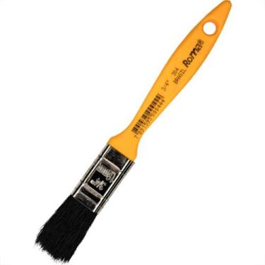 Imagem de Trincha Roma Preta 304 3/4'' Cabo Amarelo - Kit C/12 Pecas