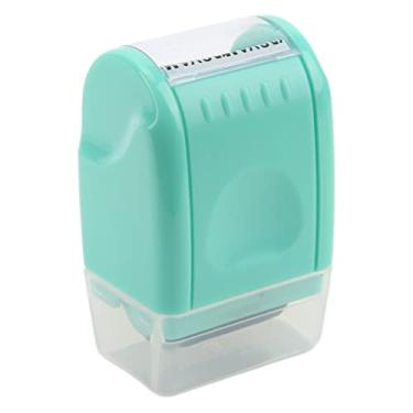 Imagem de Carimbo confidencial, estampa de dedo, resistência à abrasão e proteção de identidade, carimbo de rolo para escritório para casa(Trombeta verde)