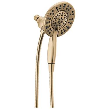 Imagem de Delta Chuveiro duplo In2ition 2 em 1 com spray portátil, chuveiro removível dourado escovado com mangueira, chuveiro, taxa de fluxo de 1,75 GPM, bronze champanhe 58499-CZ