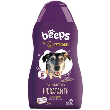 Imagem de Shampoo Hidratante Pet Society Beeps Estopinha Extrato de Aloe Vera - 500 mL