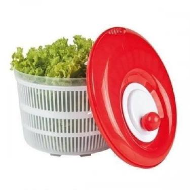 Imagem de Secador De Saladas 4,5L Verduras Legumes Centrífuga Manual - Alves