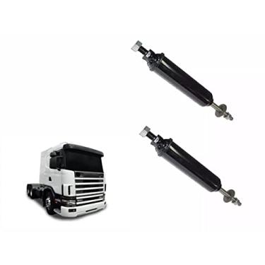 Imagem de PAR AMORTECEDOR TRASEIRO CABINE PARA SCANIA R 114 124 M16 PINO GROSO