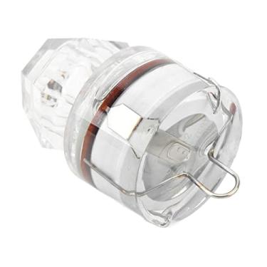 Imagem de Isca de Pesca Leve, 5 Peças de Plástico Durável Luz de Pesca Subaquática Com Bateria Embutida para Acessórios de Pesca (Branco)