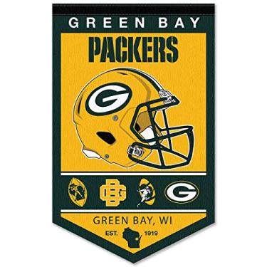 Imagem de WinCraft Green Bay Packers Heritage History Banner Pennant