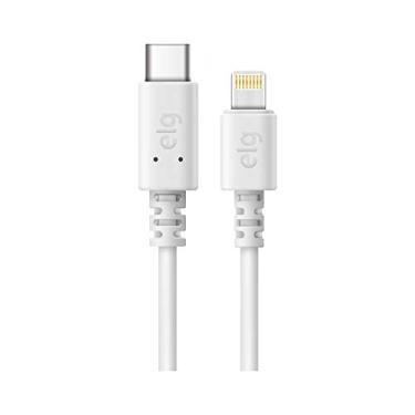 Imagem de CABO USB TIPO-C PARA LIGHTNING DE RECARGA E SINCRONIZAÇÃO - BRANCO - TCL10 - ELG PEDESTAIS