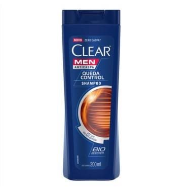 Shampoo Anticaspa Clear Men Queda Control 200ml