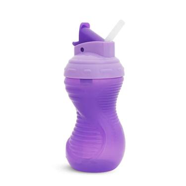 Imagem de Copo Mighty Grip C/Canudo 296ml +12m Roxo Munchkin