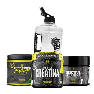 Imagem de Kit Minotauro Extreme + Creatina 90g + Beta 120g + Galão 1,5l