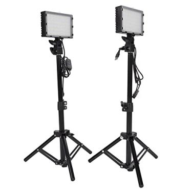 Imagem de Luz de Preenchimento LED, 2 PCS 6000K Luz de Preenchimento LED USB Regulável Com tripé Ajustável para Desktop/disparo Em ângulo Baixo, Zoom/iluminação de