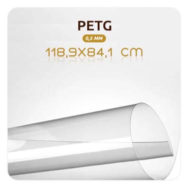 Imagem de Folha De Acetato Petg Para Moldura Quadro A0 118,9 X 84,1 Cm