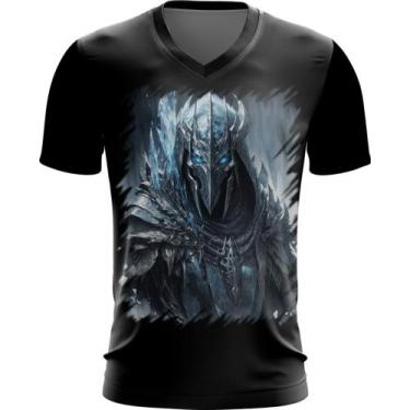 Imagem de Camiseta Gola V Guerreiro De Gelo Mortal Absoluto 4 - Kasubeck Store