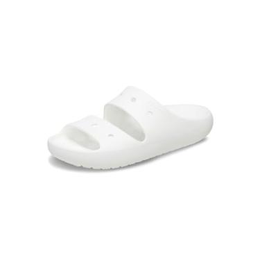 Imagem de Crocs Sandálias clássicas unissex 2.0 Slide, Branco, 42