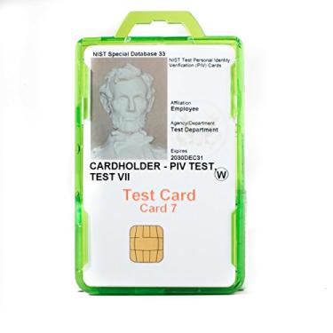 Imagem de Identity Stronghold Porta-crachá seguro Duolite, verde (IDSH2004-001B-grn)