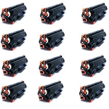 Imagem de Kit 12x Toner 100% Compatível Novo Ce285a 85a I P1102W M1132 M1210 M1212 M1130 *ENVIO IMEDIATO*