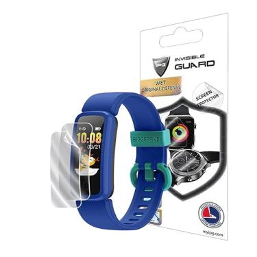 Imagem de IPG Protetor de tela de hidrogel BIGGERFIVE Vigor Kids Fitness Tracker Smartwatch (4 unidades) Película transparente HD invisível antiarranhões - suave/autorreparação/sem bolhas para B.FiveVigor