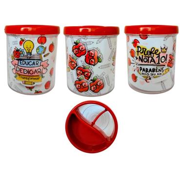 Imagem de Organizador Porta Lápis Divisória Acrílico Professores UN