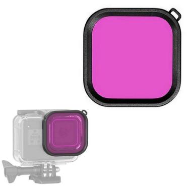 Imagem de Filtro Mergulho Magenta para Caixa Estanque Original GoPro Hero 8 - Sh