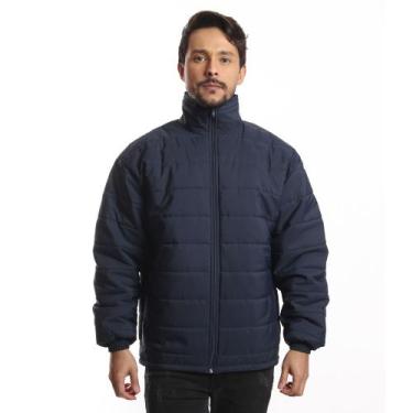 Imagem de Jaqueta Bomber Forrada Masculina  - Ox Confecções, Marinho, M, Masculi